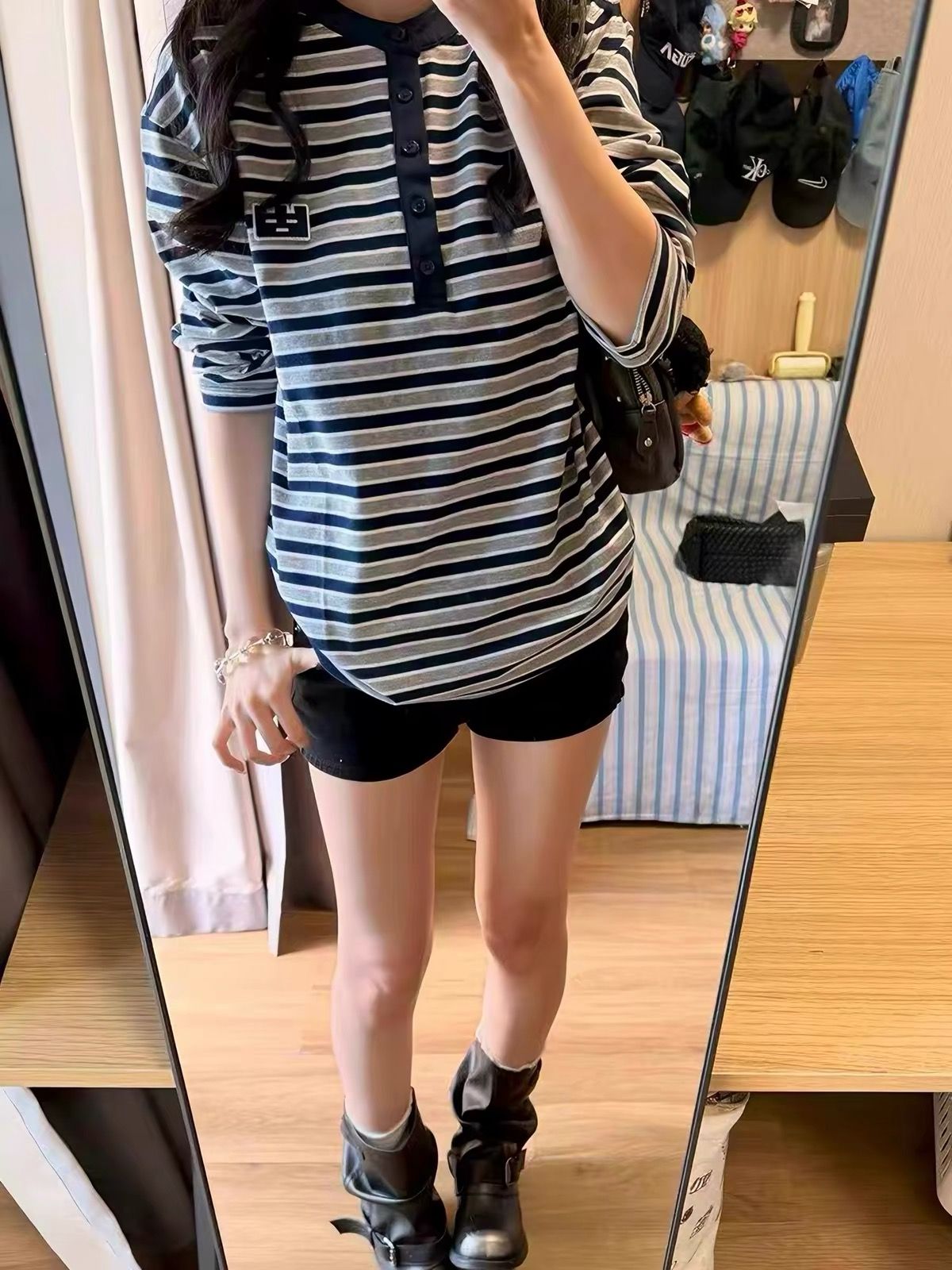 2026 Korean Style Women's Long Sleeve T-Shirt Loose Plus Size Print - Style ba044f - Image 2