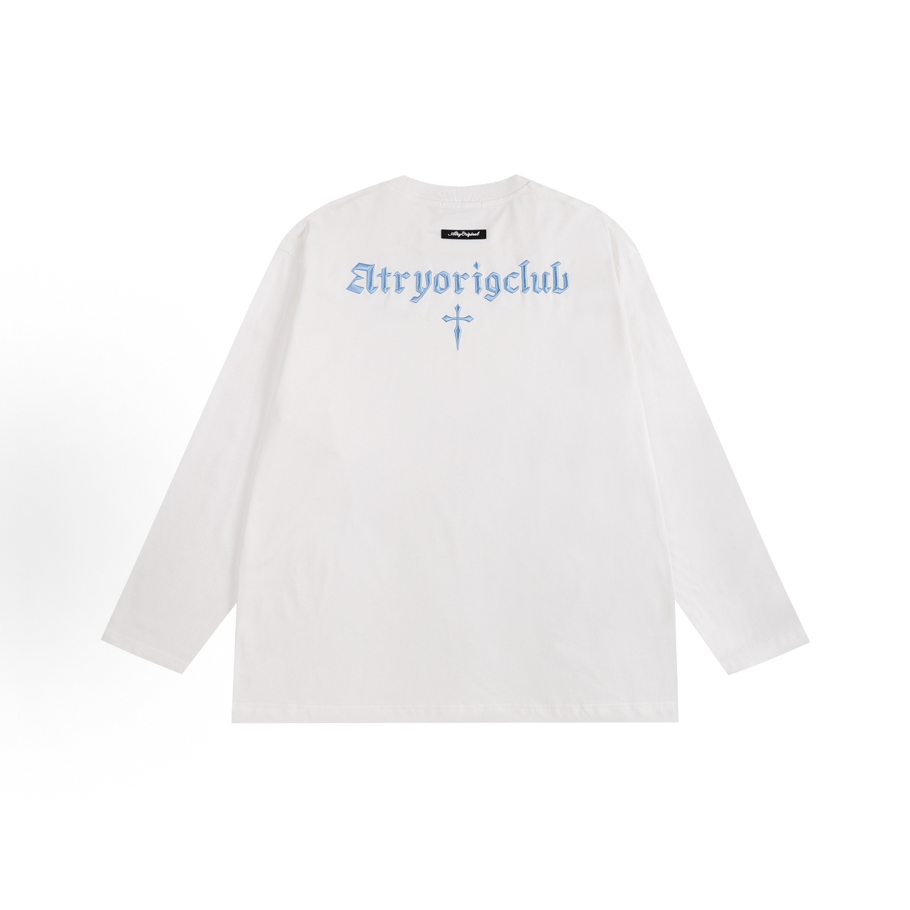 Embroidered Cotton Long Sleeve T-Shirt for Women and Men - Image 2